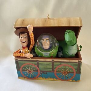 Hallmark Keepsake Disney Toy Story "Time to Play" Chest Ornament Buzz Woody Rex